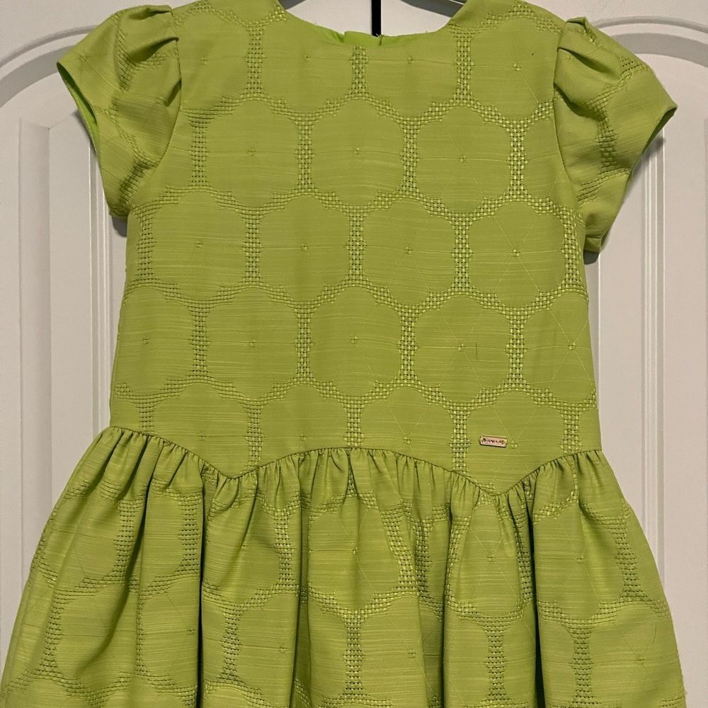 Mayoral Lime Green Kids Dress Size 4
